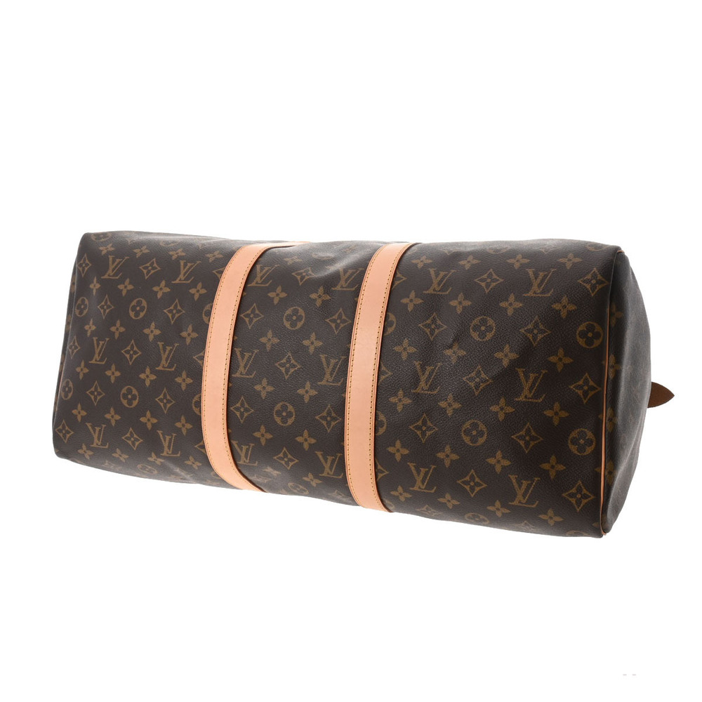 Louis Vuitton Monogram Keepall Brown Canvas Boston Bag - Picture 5 of 11